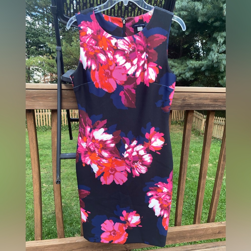 Tommy Hilfiger Pink and Blue Floral Dress